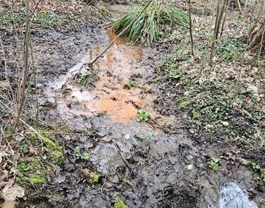 écoulement produits chimiques